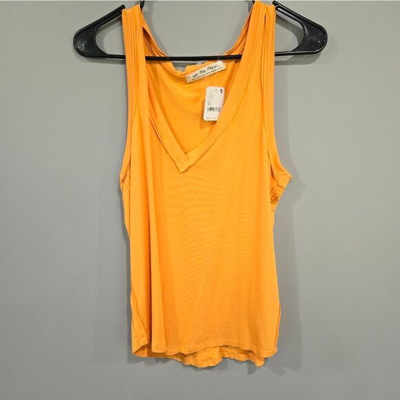 🐢 NWT Free People Moon Dance Tank in Carrot Ginger Size XS - Picture 10 of 13